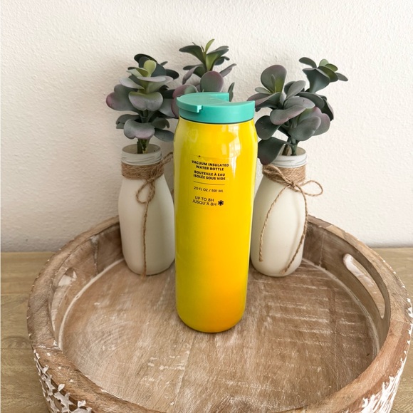 Starbucks Vibrant Yellow and Green Thermos - Picture 2 of 6